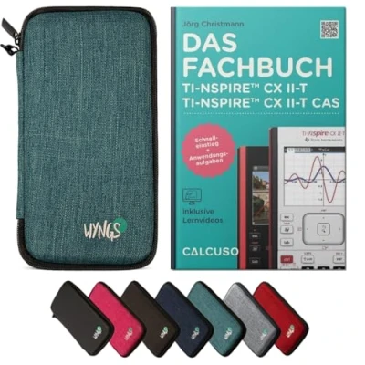 Abbildung von CALCUSO Zubehör Standardpaket Türkis kompatibel für Grafikrechner TI Nspire CX II T/CX T CAS