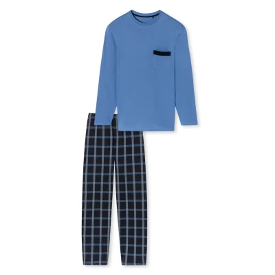Abbildung von Schiesser Comfort SET Nachtwäsche Set, Herren, Größe: 62, Atlantikblau
