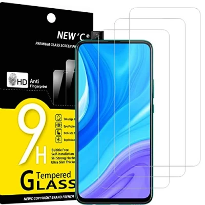 Abbildung von NEW&#039;C 2 Stück, Panzer Schutz Glas für Huawei Y9 Prime 2019, Enjoy 10 Plus, Frei von Kratzern, 9H Härte, HD Displayschutzfolie, 0.33mm Ultra klar, Ultrabeständig