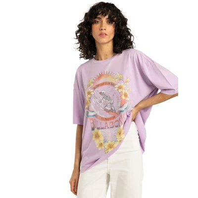 Abbildung von Billabong GOES Around HERE Tshirt print, Damen, Größe: Large, Pga