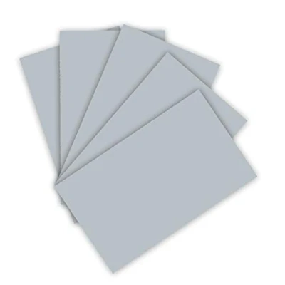 Abbildung von folia 6360 Tonpapier 130 g/m², Tonzeichenpapier in silber, DIN A3, 50 Bogen, als Grundlage für zahlreiche Bastelarbeiten