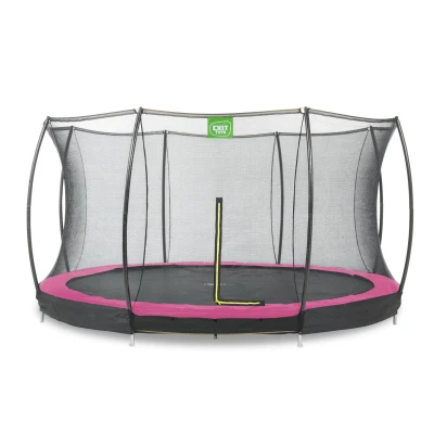 Abbildung von EXIT inground Trampolin ø366cm Silhouette (rosa)