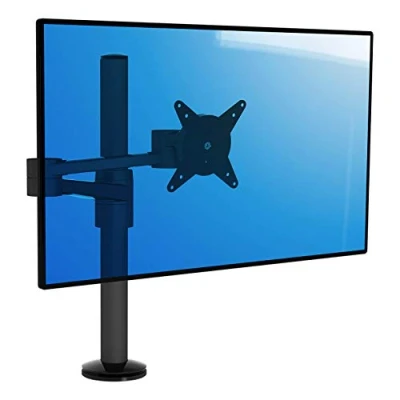 Abbildung von Dataflex 123 ViewLite Monitorarm (Tragkraft max. 8kg, bis 61 cm (24 Zoll) Bildschirmdiagonale, VESA: MIS D 75x75/100x100mm kompatibel, Klemmkapazität 5 40mm) schwarz, 58.123