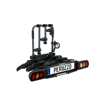 Abbildung von Peruzzo 708/3 Pure Instinct 3 Fahrradträger Anhängerkupplung Fahrrad, schwarz, 100 x 80 70 cm