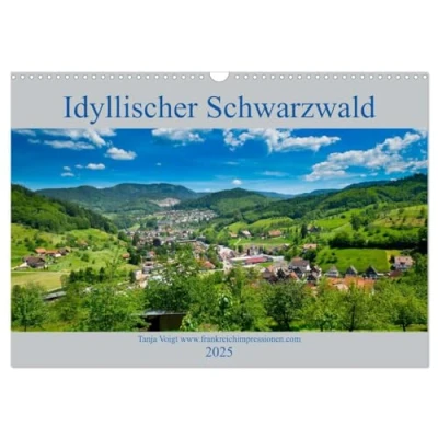 Abbildung von Idyllischer Schwarzwald (Wandkalender 2025 DIN A3 quer), CALVENDO Monatskalender