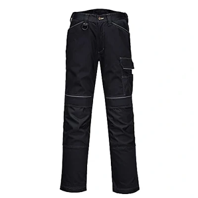 Abbildung von Portwest PW3 Arbeitshose, Größe: 28, Farbe: Schwarz, T601BKR28