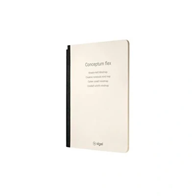 Abbildung von SIGEL CF225 Heft Mindmap, DIN A5 für Business Notiersystem Conceptum flex, aus nachhaltigem Papier