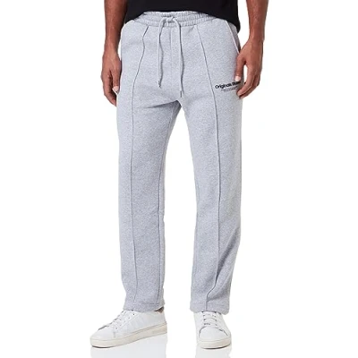 Abbildung von JACK &amp; JONES Herren Jpstkane Jjvesterbro Sweat Pants Sn Jogginghose, Light Grey Melange, S