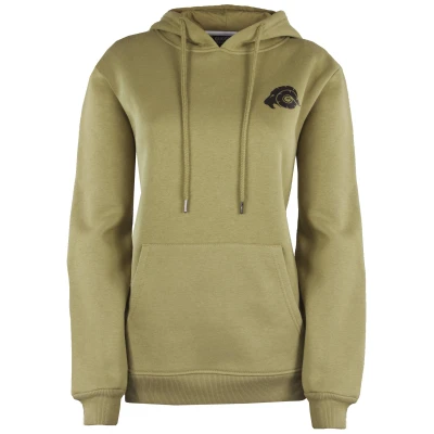 Abbildung von Guggen Mountain Kapuzenpullover, Damen, Größe: Large, Olive ohne logo