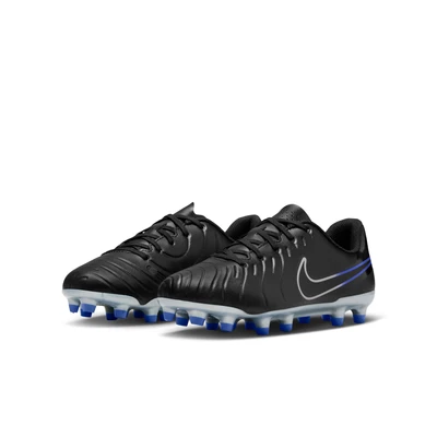 Abbildung von Nike Performance JR Legend 10 CLUB FG/MG Unisex Fußballschuh Nocken für Kinder, Größe: 38.5, Black/chrome/hyper royal Schuhe