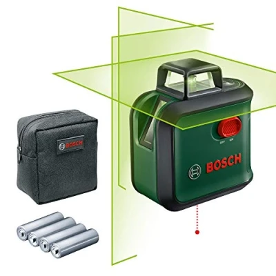 Abbildung von Bosch Kreuzlinienlaser AdvancedLevel 360 (3 Laserlinien inkl. zum Ausrichten im ganzen Raum)