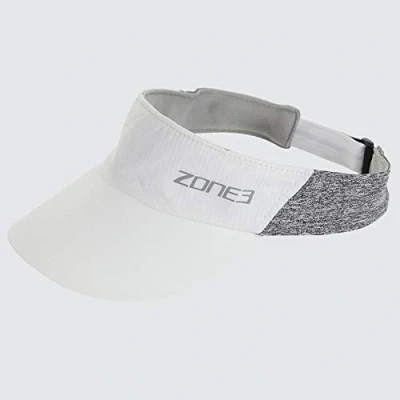 Abbildung von ZONE3 2019 Lightweight Race Visor, Weiß/Charcoal, One Size