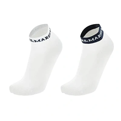 Abbildung von Franklin &amp; Marshall Herren Socke c100866 Socke, White/Blue, 40 EU