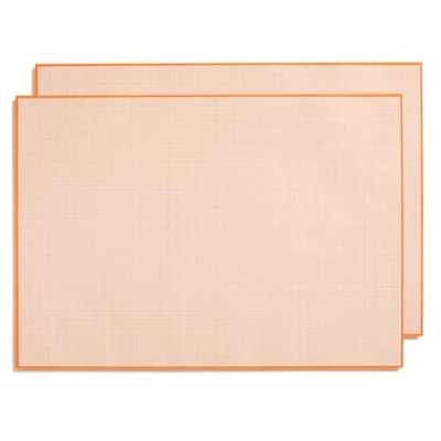 Abbildung von 2er Set Millimeterpapier DIN A2 Schreibtischunterlage zum skizzieren I dv1195