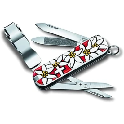 Abbildung von Victorinox Schweizer Taschenmesser, Nail Clip 580, Multitool, Maniküre, Pediküre, 8 Funktionen, Klinge, Nagelfeile, Nagelreiniger