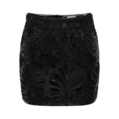 Abbildung von ONLY Onlsima Skirt Minirock black, Damen, Größe: XS, Black