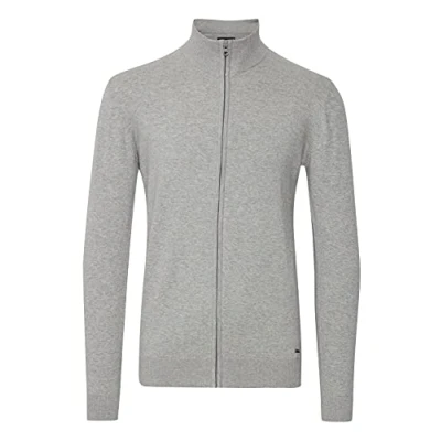 Abbildung von Indicode Jeans Idbadi Strickjacke, Herren, Größe: XL, Grey mix