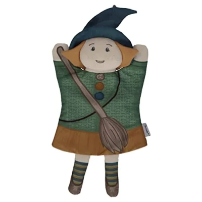 Abbildung von Sterntaler Puppet Witch Kuscheltier für Kinder, Größe: One Size, Light green