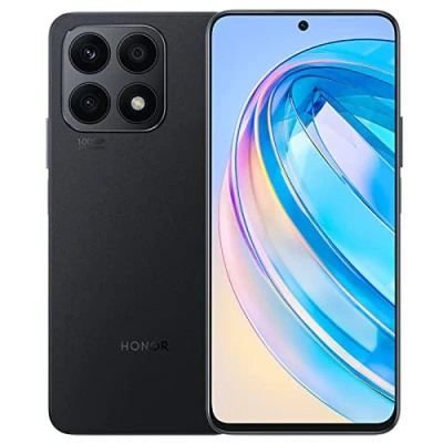 Abbildung von HONOR X8a 4G Smartphone, 6 GB, 128 randloser Bildschirm, 6,7 Zoll (16,7 cm), Dreifachkamera hinten mit 100 MP, Akku 4500 mAh, Supercharge, MediaTek Helio G88, Android 12 NFC, Schwarz