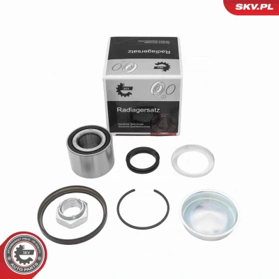 Abbildung von ESEN SKV 85SKV071 Radlagersatz Hinterachse ohne integrierten ABS Sensor 52mm PEUGEOT: 206 Schrägheck, 106 II SW