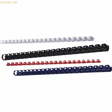 Abbildung von GBC Binderücken ibiCombs 6mm 21 Ringe weiß VE=100 Stück