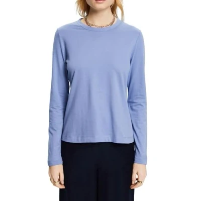 Abbildung von Esprit Langarmshirt, Damen, Größe: XS, Blue lavender