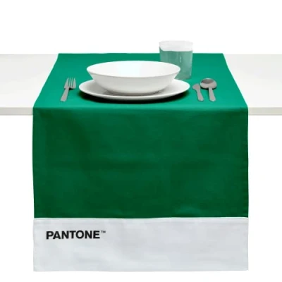 Abbildung von Pantone™ Tischläufer aus 100% Baumwolle, 220 g, 45 x 145 cm, Grün