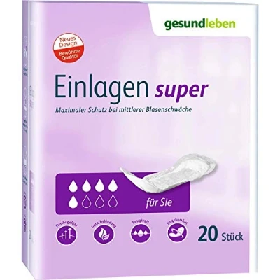 Abbildung von Gesund Leben Einlagen super 20 St