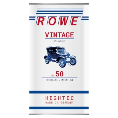 Abbildung von ROWE 5 Liter HIGHTEC VINTAGE SAE 50 UNLEGIERT Motorenöl PKW Motoröl für Oldtimer und Youngtimer mineralisch
