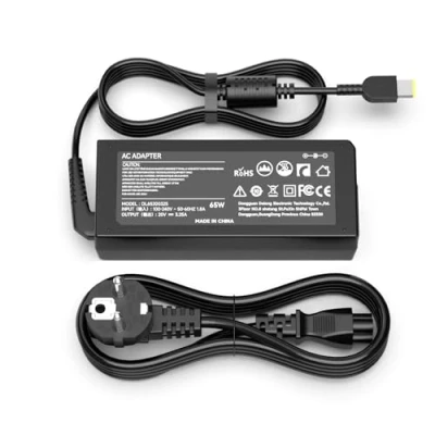 Abbildung von 65W Laptop Ladekabel für Lenovo Thinkpad X1 Carbon T430 T440 T450 T460 T470 T560 T540p E550 E560 E570 G50 Z50 X240 X250 X260 ADLX65NLC3A Yoga 11 Netzteil Ladegerät Charger