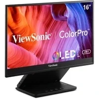 Abbildung von ViewSonic VP16 OLED 16&quot; 16:9 (15.6&quot;) 1920 x1080 FHD Portable Monitor with 100% DCI P3, sRGB, Pantone validate,Micro HDMI, 2 USB C, Speakers, Integration Hood, Foldable Stand