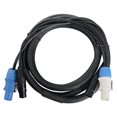 Abbildung von Pronomic Stage PPD 2.5 Hybridkabel Powerplug/DMX 10m (ideal zur Verkabelung von Lichteffekten &amp; Bühnenbeleuchtung)