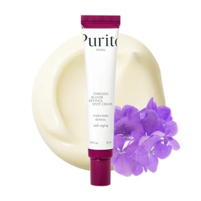 Abbildung von PURITO SEOUL Timeless Bloom Retinol Spot Cream, Korean Jeju Hydrangea, for Sensitive Skin, Wrinkle Reduction, Anti Aging Face K Beauty, 30ml 1fl.oz