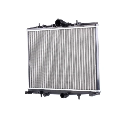 Abbildung von RIDEX 470R0657 Kühler, Motorkühlung Aluminium 380 549 26 ohne Rahmen Kühlrippen mechanisch gefügt PEUGEOT: 607 Limousine, CITROËN: C5 I Schrägheck