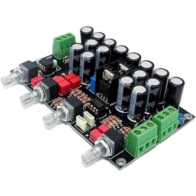 Abbildung von Fasizi HiFi Verstärker Audio OPA2604+AD827 OPAMP 5532 LM337 LM317 Vorverstärker Lautstärke Ton Control Board