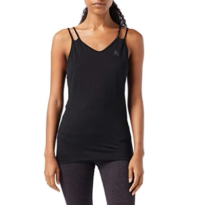 Abbildung von Odlo Damen MERINO 130 Funktionsunterwäsche Tanktop, black, L