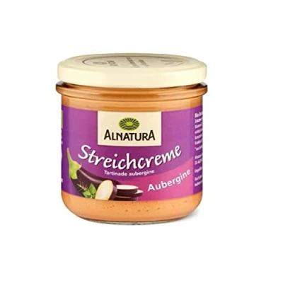 Abbildung von Alnatura Bio Streichcreme Aubergine Laktosfrei, 180g