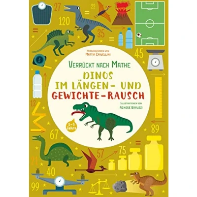 Abbildung von Dinos im Längen und Gewichte Rausch: Verrückt nach Mathe