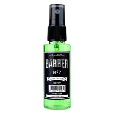 Abbildung von BARBER MARMARA No.7 Mini Eau de Cologne Pump spray Herren (1x 50ml) Aftershave Men Duftwasser für Unterwegs Herrenduft Reisegröße 70 Alkohol Duftfläschchen mit Zerstäuber