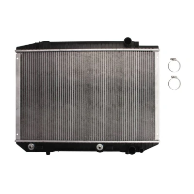 Abbildung von NRF 58131 Kühler, Motorkühlung Aluminium 654 426 42 mit Anbauteilen Kühlrippen gelötet MERCEDES BENZ: S Klasse Limousine, Coupe