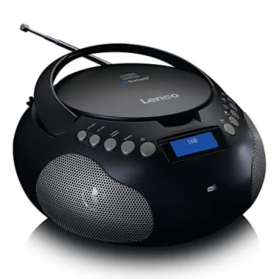 Abbildung von Lenco SCD 341BK Boombox mit DAB+/ FM radio und Bluetooth Digitalradio (DAB)