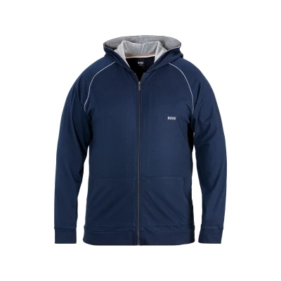 Abbildung von BOSS MIX &amp; Match Jacket Nachtwäsche Shirt, Herren, Größe: 4XL, Dark blue