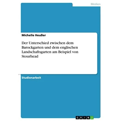 Abbildung von Der Unterschied zwischen dem Barockgarten und englischen Landschaftsgarten am Beispiel von Stourhead