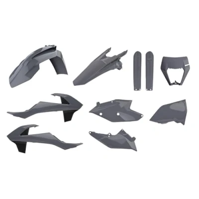 Abbildung von Polisport 90889 Enduro Plastic Replica Kit für diejenigen, die OEM Qualität suchen KTM Motorräder in Farbe nardo grau