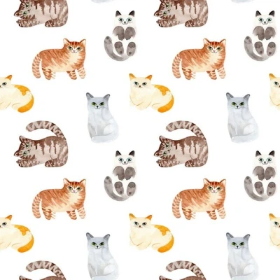 Abbildung von 20 Servietten Süße, kleine Katzen Tiere Tiermotiv Tischdeko Decoupage Serviettentechnik 33x33cm