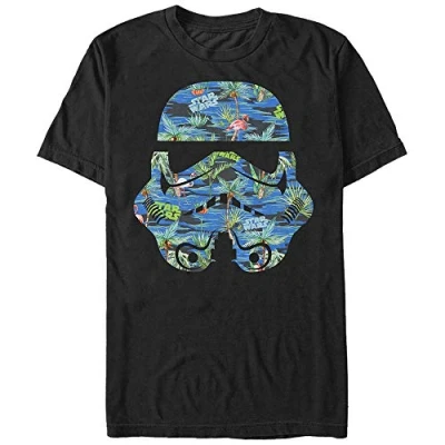 Abbildung von Star Wars Herren Hula Helmet Graphic T shirt, Schwarz, M