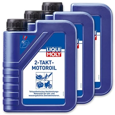 Abbildung von 3x LIQUI MOLY 1052 2 Takt Motoroil selbstmischend Rasenmäher Motorsäge Öl 1L
