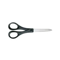 Abbildung von Fiskars Essential, Erwachsener, Gerader Schnitt, Einzelbild, Schwarz, Edelstahl, Büroscheren