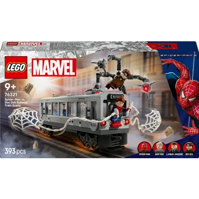 Abbildung von 76321 Marvel Super Heroes Spider Man vs. Doc Ock: Showdown in der U Bahn, Konstruktionsspielzeug