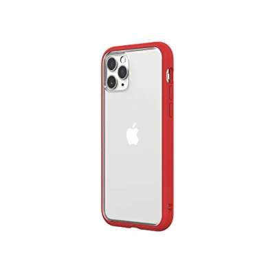 Abbildung von RhinoShield Modulares Case kompatibel mit [iPhone 11 Pro] Mod NX Anpassbare &amp; stoßdämpfende Schutzhülle im schlanken Design 3.5 Meter Fallschutz Rot